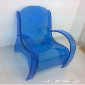 Full Transparent Lucite Acrylic Leisure Arm Chair